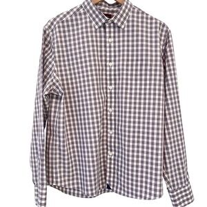 UNTUCKit Men's Marc Plaid Wrinkle Free Long Sleeve Check Plaid